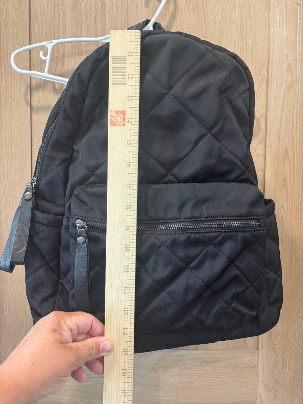 Sol And Selene Backpack‎ Bookbag Diaper Bag Black Quilted - Picture 4 of 5